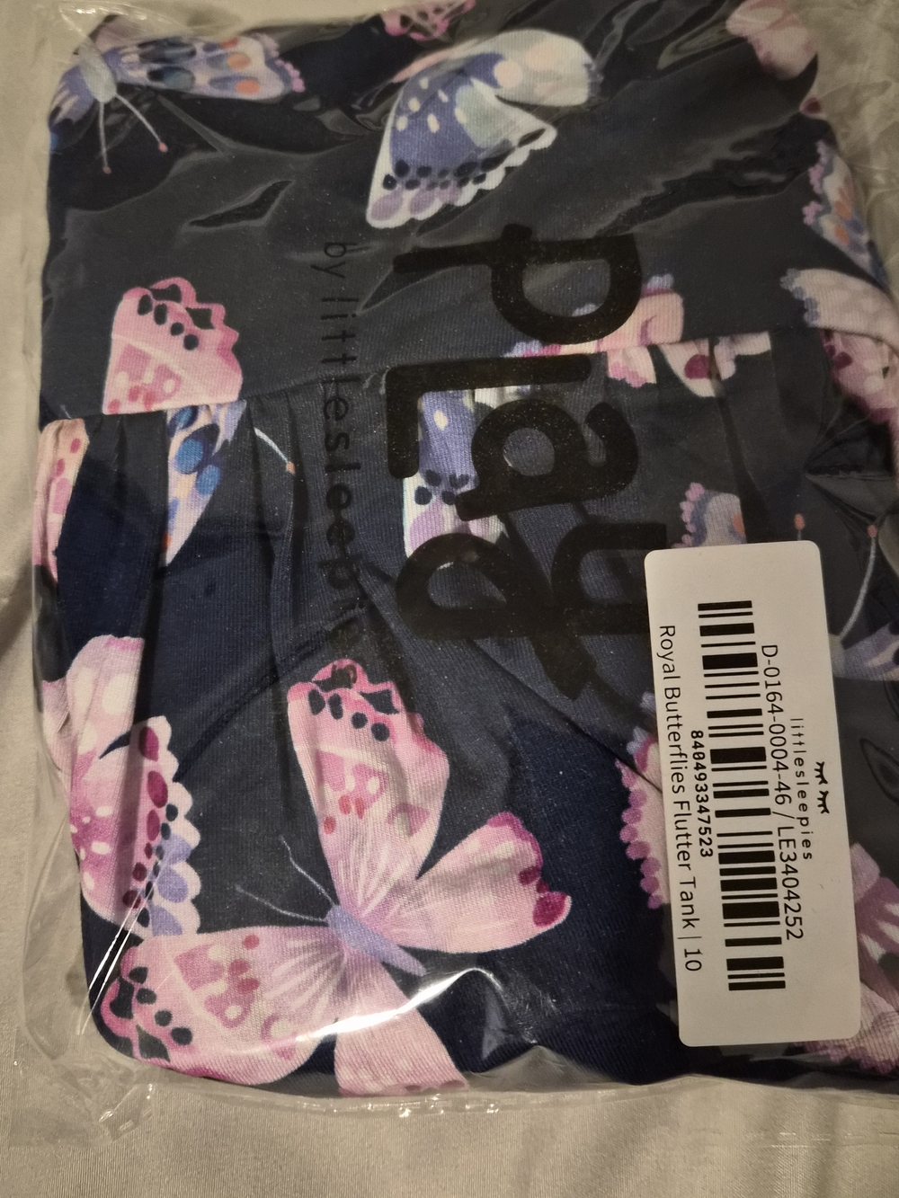 Little Sleepies Royal Butterflies Flutter Tank Top